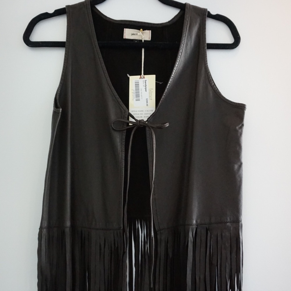 Jakett New York Cali Tie Vest Size Small NWT